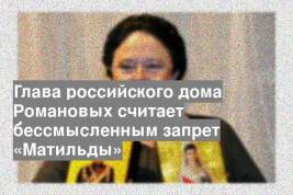 Глава российского дома Романовых считает бессмысленным запрет «Матильды»