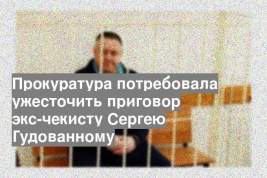 Прокуратура потребовала ужесточить приговор экс-чекисту Сергею Гудованному