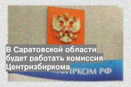 В Саратовской области будет работать комиссия Центризбиркома